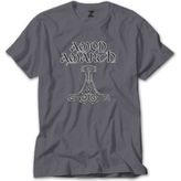 Z zepplin Amon Amarth Mjolnir Gri Tişört - S