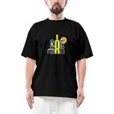 Z zepplin Barman Text Oversize Siyah Tişört