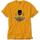 Z zepplin Batman Head Sarı Tişört