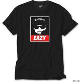 Z zepplin Eazy E Obey Style Siyah Tişört - M