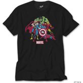Z zepplin Marvel Comics Team Siyah Tişört - XL