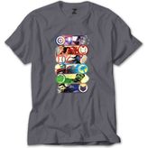 Z zepplin Marvel Heroes Gri Tişört