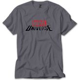 Z zepplin Marvel Universe Logo Gri Tişört