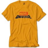Z zepplin Marvel Universe Logo Sarı Tişört