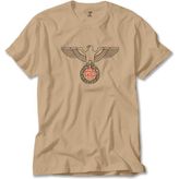 Z zepplin Rammstein Eagle Krem Tişört - 5XL