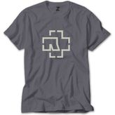 Z zepplin Rammstein Logo Gri Tişört