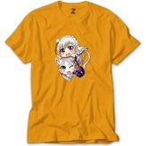 Z zepplin Re Zero Emilia An Pack Sarı Tişört