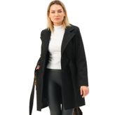 Z6778 DEWBERRY BAYAN KABAN-AÇIK SİYAH