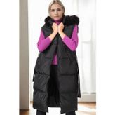Z8744 DEWBERRY BAYAN YELEK-SİYAH