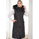 Z9718 DEWBERRY BAYAN YELEK-SİYAH