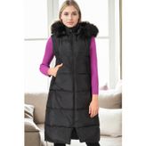 Z9741 DEWBERRY BAYAN YELEK-SİYAH