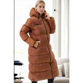 Z9756 DEWBERRY BAYAN ŞİŞME KABAN-CAMEL