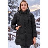 Z9773 DEWBERRY BAYAN KABAN-DÜZ SİYAH