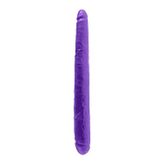 Zaga Oyun Double Dillio 16" Çift Başlı Dildo 43 Cm Mor