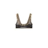 ZARA File Dantel Bralet, Siyah, beden: Xl