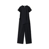 Zara Grl Plush Uzun Eşarp Tulum, Siyah