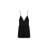 ZARA İşlemeli Askılı Mini Elbise, Siyah, beden: Xs