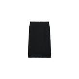 ZARA KARMA MİDİ ETEK, Siyah, S beden