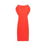 ZARA MİDİ HACİMLİ ELBİSE Turuncu S