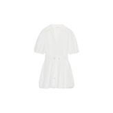 ZARA Mini Poplin Elbise, Beyaz, beden: M