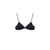ZARA Oval Parçalı Bikini Üstü, Siyah, beden: M
