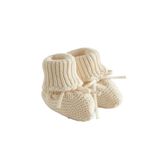 Zara Socks Örgü Bebek Patiği, Ekru