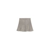 ZARA Triko Mini Etek, Antrasit Gri, beden: S