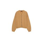 ZARA V Yaka Triko Hırka, Taba, beden: S