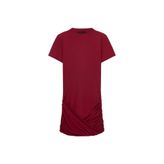 ZARA Vatkalı Drapeli Elbise, Kırmızı, beden: M