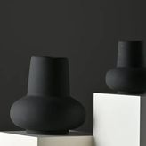 Zarif Vazo Set, Siyah