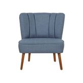 Ze10 Design Monn Way İndigo Mavi Tekli Koltuk