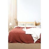 Zebra Casa Gilda Çift Kişilik Pike - Kiremit