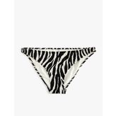 Zebra Desenli Bikini Altı
