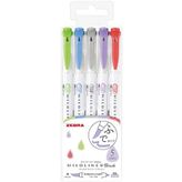 Zebra Mildliner Brush Pen Kalem Set