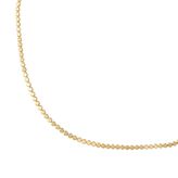 Zeino Yuvarlak Pullu Zincir Kolye - 14k Altın Kaplama - 60 cm