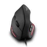 Zelotes Dikey Fare,3200DPI Ergonomik Fare,6 Tuşlu Bilgisayar Faresi,USB Kablolu Faresi,Kablolu Mouse,Siyah