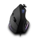 Zelotes Ergonomik Fare,10000 DPI Dikey Oyuncu Faresi,11 Programlanabilir Tuş Bilgisayar Faresi,USB Kablolu Faresi,Gaming Mouse Siyah
