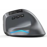 Zelotes F-26C Dikey Ergonomik Bluetooth LED Ekran Mouse 3200DPI - Siyah