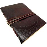 Zemira Agenda In Pelle – Quaderno Appunti Fatto A Mano – Fogli Bianchi - 17,5 x 12,5cm - 240 Pagine (Penta - --