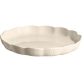 Zemira Emile Henry Madeleine Yivli Tart Tabağı, 30 Cm, Kil - 10 cm - 001-Renkli