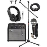 Zemira Mga-50-Pak Elektro Gitar Amfisi 50 Watt USB Şarjlı 4 Girişli (Mikrofon Sta - Ahşap