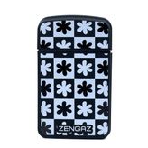 Zengaz Cool Tasarım Jet Alev Çakmak - Checkerboard Flower