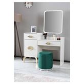 Zenna Puf Krom Yeşil (chrome Green) Gri
