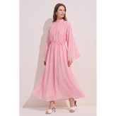 zenne Reglan Kol Elbise Y0159 - PEMBE