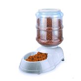 Zento Deals Otomatik Kendinden Dağıtımlı Evcil Hayvan Besleyici Premium Kalite Yenileme Kasesi Saklama Kabı Kendinden Besleme Yerçekimi 3,5 litre (Besleyici)