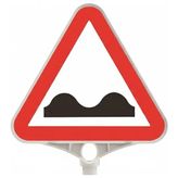 Zeplin Kasisli Yol Üçgen Uyarı Levhası - -