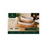 ZERAFET BAMBU 2'Lİ HASIR SEPET (OVAL)