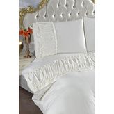 Zerrin Dantelli Çeyizlik Nevresim Takımı Krem - 200 x 220 cm