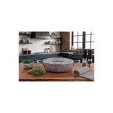 Zest Peakstone Basık Tencere 24 cm Mocha