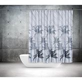 Zethome 5104 Tropik Çift Kanat Banyo Perdesi